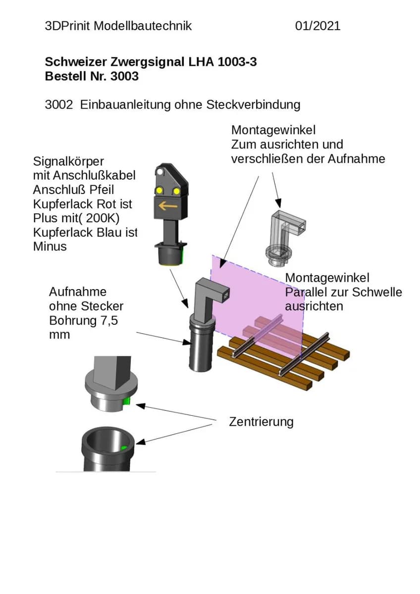 Zwergsignal LHA 1003  mit Richtungspfeil – Bild 3